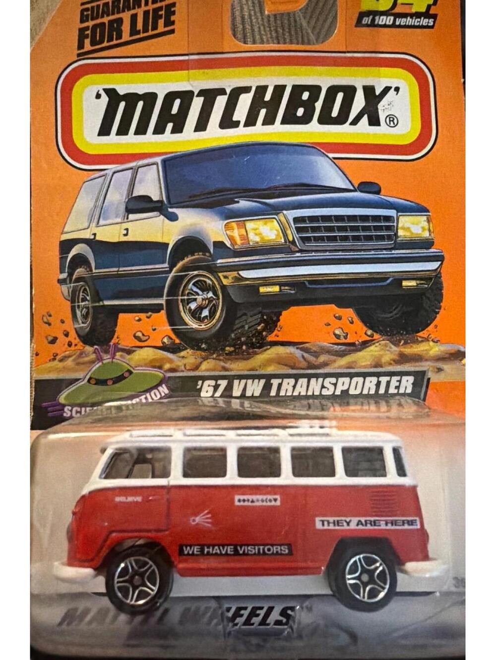 67 VW Transporter Matchbox Die-Cast Model Science Fiction Edition
